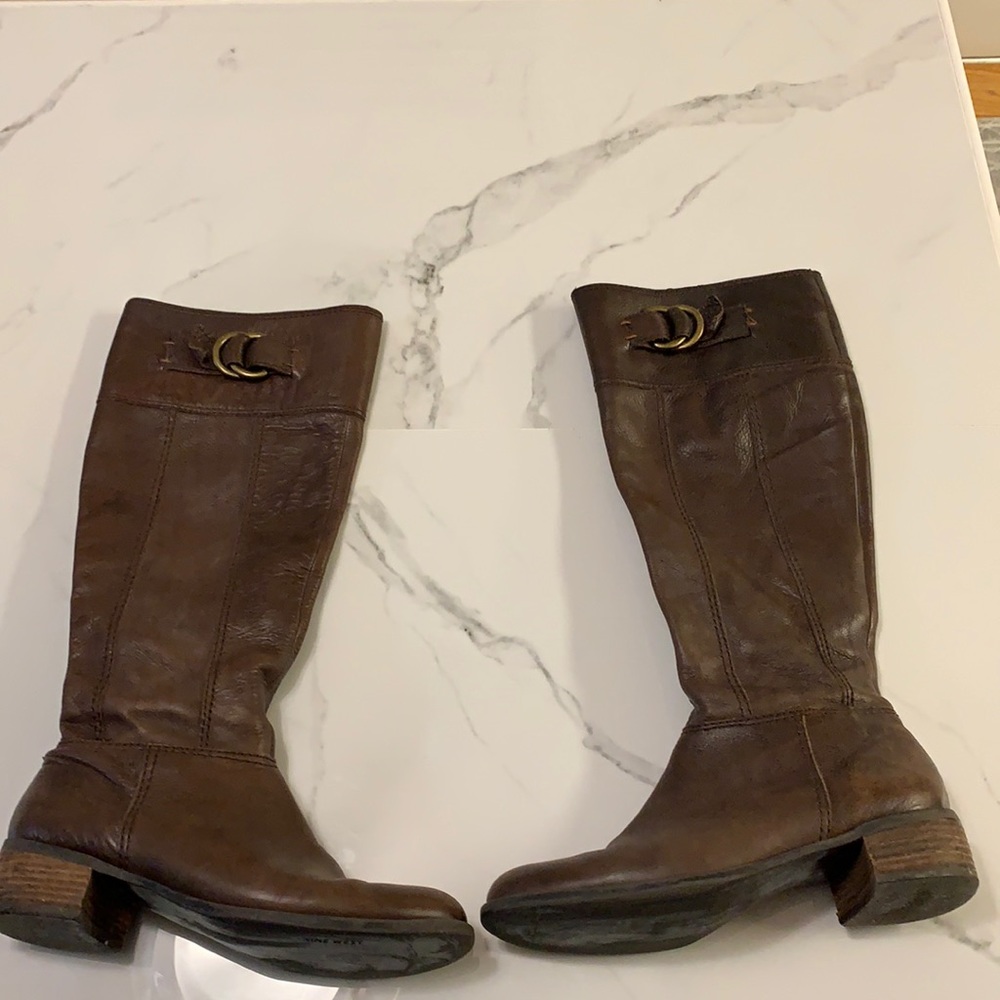 Nine West Leather Boots Size 7.5